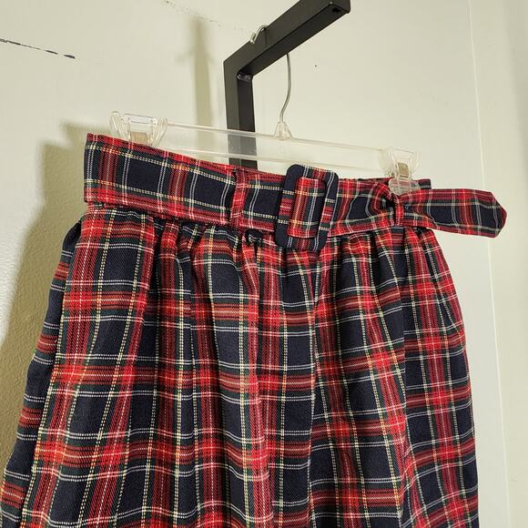 DAY + MOON Plaid Bubble Mini Skirt, Size Small - Picture 5 of 11